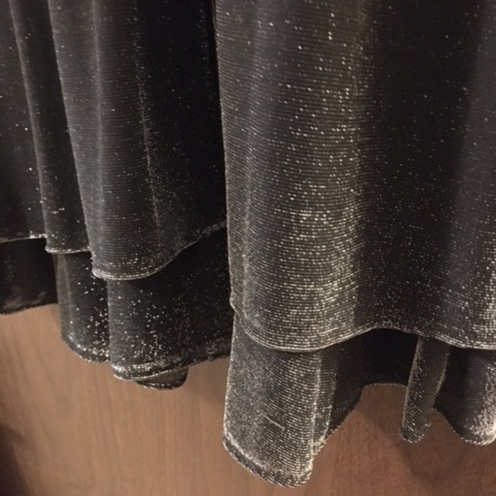 Vintage New Leslie Fay Metallic Cocktail Dress  Size 14